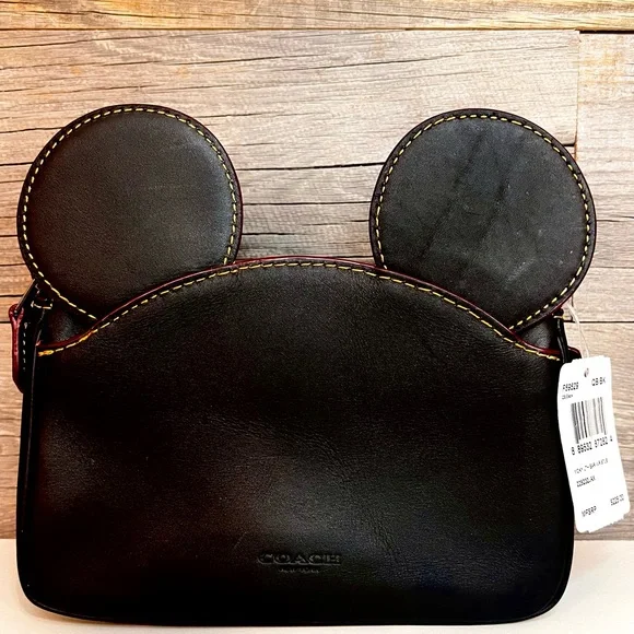 NWT 🆕 Coach Mickey Genuine Glovetanned Leather Clutch/Wristlet - Picture 1 of 11